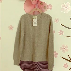 Girls JCrew lightweight sweater